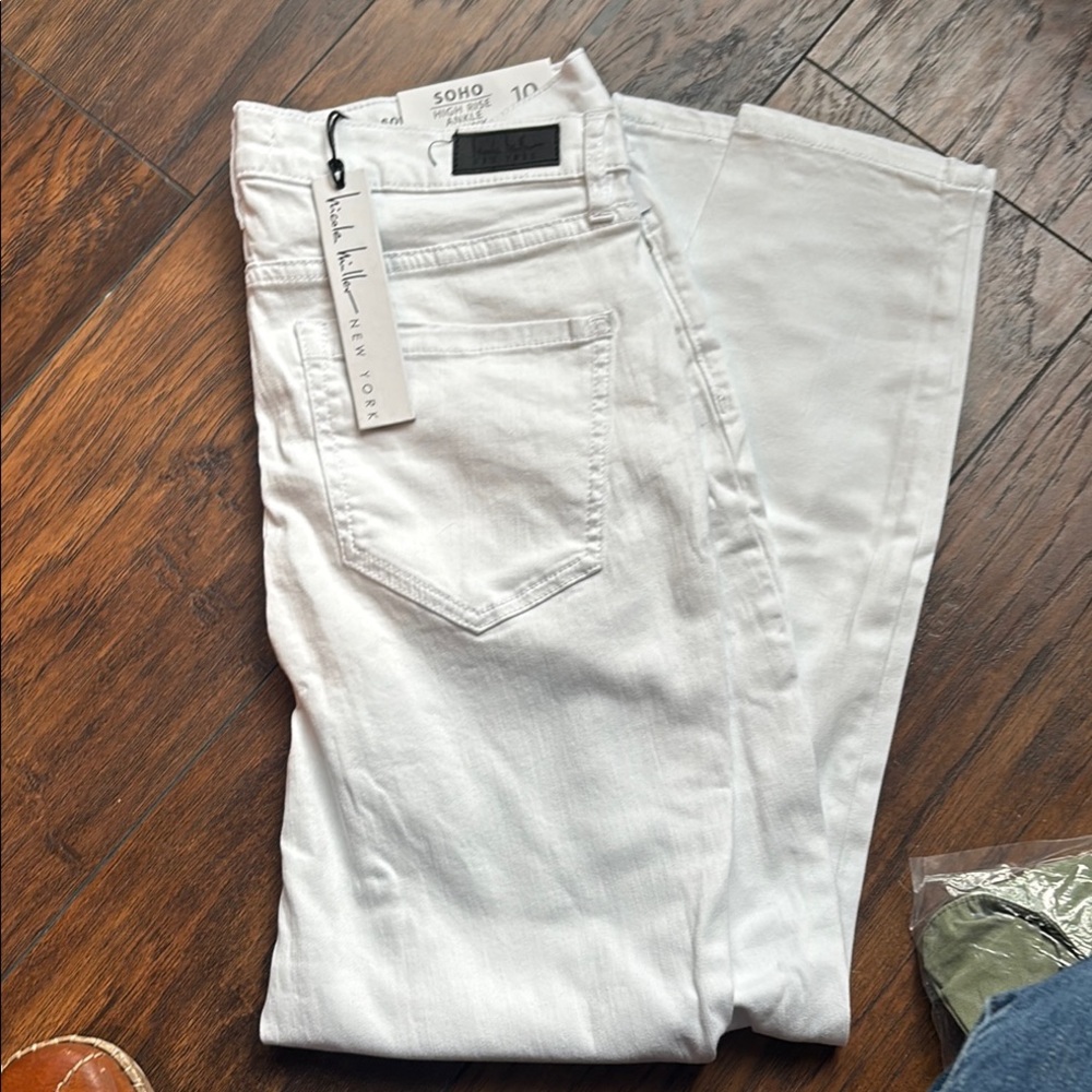 White Jeans by Nicole Miller